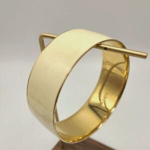 J Crew Off White Enamel Bangle Bracelet